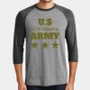 Mens Perfect Tri ® 3/4 Sleeve Raglan Thumbnail