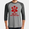 Mens Perfect Tri ® 3/4 Sleeve Raglan Thumbnail