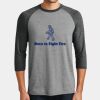 Mens Perfect Tri ® 3/4 Sleeve Raglan Thumbnail