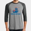 Mens Perfect Tri ® 3/4 Sleeve Raglan Thumbnail