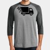 Mens Perfect Tri ® 3/4 Sleeve Raglan Thumbnail
