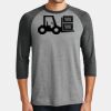 Mens Perfect Tri ® 3/4 Sleeve Raglan Thumbnail