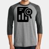 Mens Perfect Tri ® 3/4 Sleeve Raglan Thumbnail