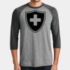 Mens Perfect Tri ® 3/4 Sleeve Raglan Thumbnail