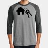 Mens Perfect Tri ® 3/4 Sleeve Raglan Thumbnail