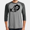 Mens Perfect Tri ® 3/4 Sleeve Raglan Thumbnail
