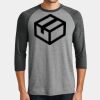 Mens Perfect Tri ® 3/4 Sleeve Raglan Thumbnail