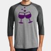 Mens Perfect Tri ® 3/4 Sleeve Raglan Thumbnail