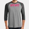 Mens Perfect Tri ® 3/4 Sleeve Raglan Thumbnail