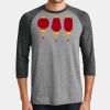 Mens Perfect Tri ® 3/4 Sleeve Raglan Thumbnail