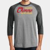 Mens Perfect Tri ® 3/4 Sleeve Raglan Thumbnail