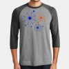 Mens Perfect Tri ® 3/4 Sleeve Raglan Thumbnail