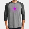 Mens Perfect Tri ® 3/4 Sleeve Raglan Thumbnail