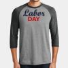 Mens Perfect Tri ® 3/4 Sleeve Raglan Thumbnail