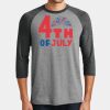 Mens Perfect Tri ® 3/4 Sleeve Raglan Thumbnail