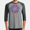Mens Perfect Tri ® 3/4 Sleeve Raglan Thumbnail