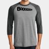 Mens Perfect Tri ® 3/4 Sleeve Raglan Thumbnail