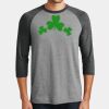 Mens Perfect Tri ® 3/4 Sleeve Raglan Thumbnail