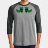 Mens Perfect Tri ® 3/4 Sleeve Raglan Thumbnail