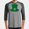 Mens Perfect Tri ® 3/4 Sleeve Raglan Thumbnail
