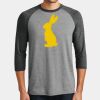 Mens Perfect Tri ® 3/4 Sleeve Raglan Thumbnail