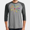 Mens Perfect Tri ® 3/4 Sleeve Raglan Thumbnail