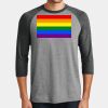 Mens Perfect Tri ® 3/4 Sleeve Raglan Thumbnail