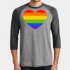 Mens Perfect Tri ® 3/4 Sleeve Raglan Thumbnail
