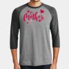 Mens Perfect Tri ® 3/4 Sleeve Raglan Thumbnail