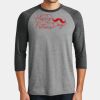 Mens Perfect Tri ® 3/4 Sleeve Raglan Thumbnail