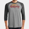 Mens Perfect Tri ® 3/4 Sleeve Raglan Thumbnail