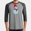 Mens Perfect Tri ® 3/4 Sleeve Raglan Thumbnail