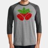 Mens Perfect Tri ® 3/4 Sleeve Raglan Thumbnail