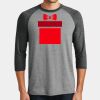 Mens Perfect Tri ® 3/4 Sleeve Raglan Thumbnail