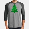 Mens Perfect Tri ® 3/4 Sleeve Raglan Thumbnail