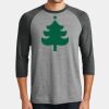 Mens Perfect Tri ® 3/4 Sleeve Raglan Thumbnail