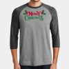 Mens Perfect Tri ® 3/4 Sleeve Raglan Thumbnail