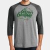 Mens Perfect Tri ® 3/4 Sleeve Raglan Thumbnail