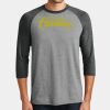 Mens Perfect Tri ® 3/4 Sleeve Raglan Thumbnail