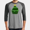 Mens Perfect Tri ® 3/4 Sleeve Raglan Thumbnail
