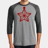 Mens Perfect Tri ® 3/4 Sleeve Raglan Thumbnail