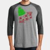 Mens Perfect Tri ® 3/4 Sleeve Raglan Thumbnail