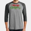 Mens Perfect Tri ® 3/4 Sleeve Raglan Thumbnail