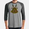 Mens Perfect Tri ® 3/4 Sleeve Raglan Thumbnail