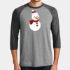Mens Perfect Tri ® 3/4 Sleeve Raglan Thumbnail