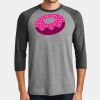 Mens Perfect Tri ® 3/4 Sleeve Raglan Thumbnail