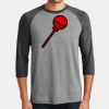 Mens Perfect Tri ® 3/4 Sleeve Raglan Thumbnail