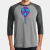 Mens Perfect Tri ® 3/4 Sleeve Raglan Thumbnail