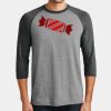 Mens Perfect Tri ® 3/4 Sleeve Raglan Thumbnail