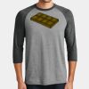 Mens Perfect Tri ® 3/4 Sleeve Raglan Thumbnail